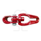 Gancio choker fune catena rosso girevole 4.5 ton