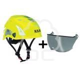 Casco elmetto forestale Kask Plasma HIVIZ - EN 397 - Step I Fumè