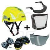 Casco elmetto forestale Kask Plasma HIVIZ - EN 397 - Step V Fumè